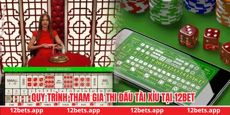Quy trình tham gia thi đấu tài xỉu tại 12bet 