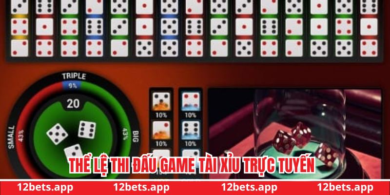 Thể lệ thi đấu game tài xỉu trực tuyến 