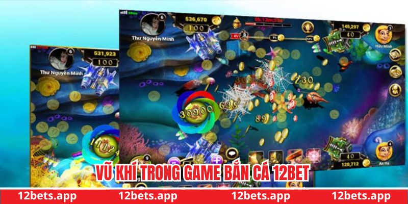 Vũ khí có trong game săn bắn tại nhà cái
